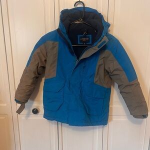 Lands' End Kids Blue and Gray Winter Jacket